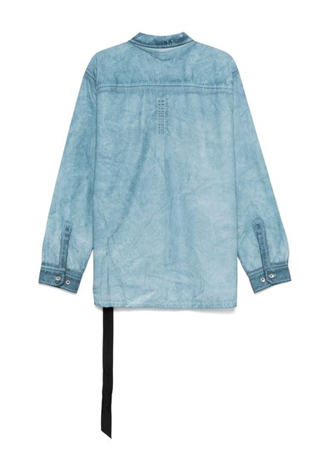 Camicia Jumbo in denim azzurro Rick Owens DRKSHDW - donna RICK OWENS DRKSHDW | DU01E3297PF86